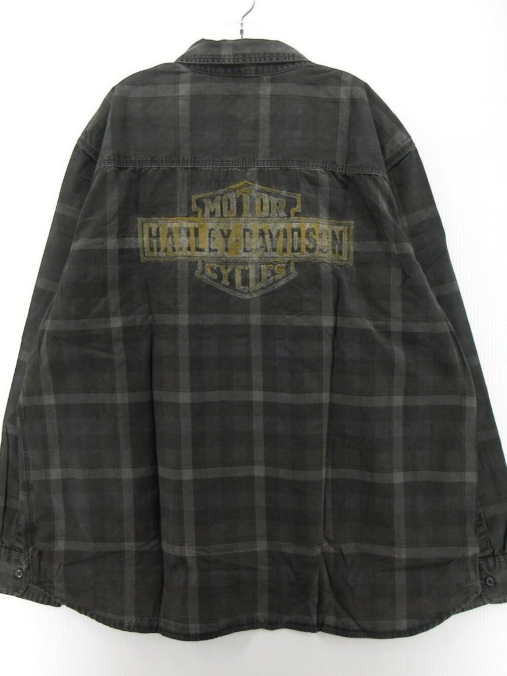 Harley Davidson Shirt XXXL Button Down Plaid Slim Fit Moto Heritage NEW - Picture 10 of 15